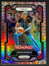 Jordin Canada RED DICE PRIZM 2024 Panini Prizm Monopoly WNBA #56