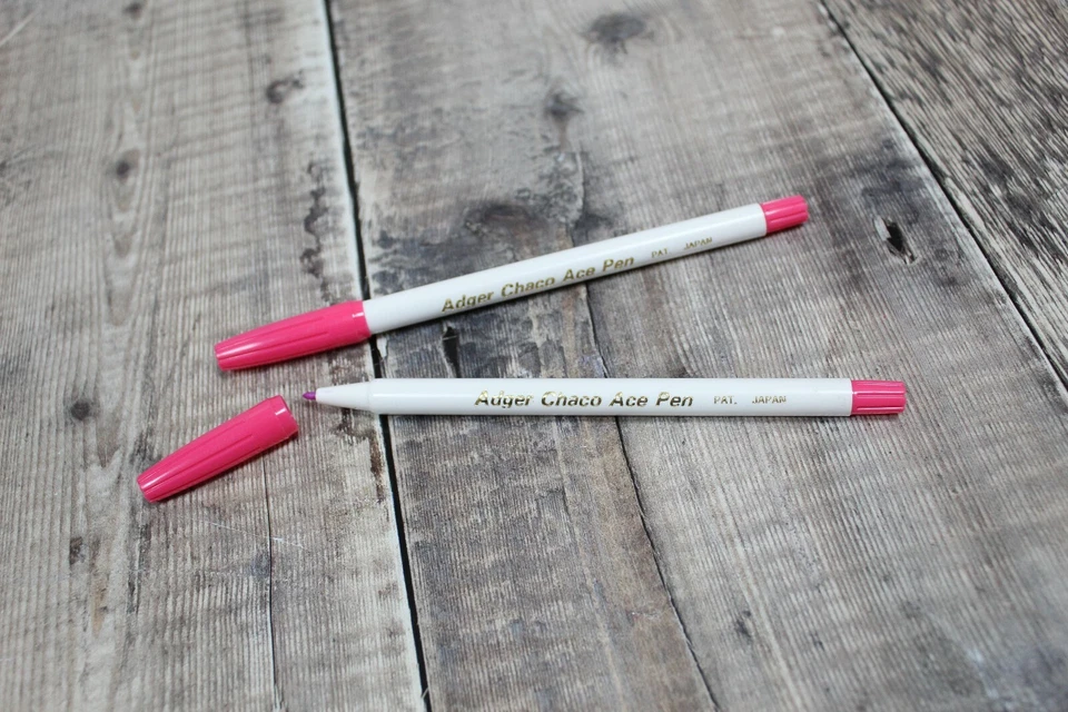 Vanishing Erasable Ink Felt Tip Adger Chako Ace Dressmakers Marker Pen