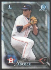 2016 Bowman Draft Chrome 1st Refractor Brett Adcock #BDC-49