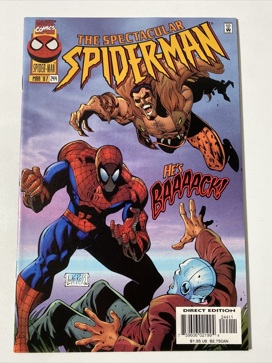 Spectacular Spider-Man #244 1st App Alexei Kravinoff Kraven Marvel