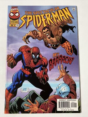 Spectacular Spider-Man #244 1st App Alexei Kravinoff Kraven Marvel Comics 1997