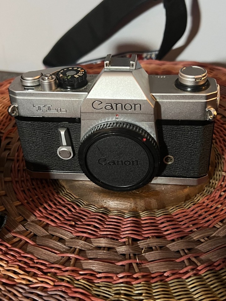 Canon TLb SLR Film Camera Lens with two lens set converter filters eBay