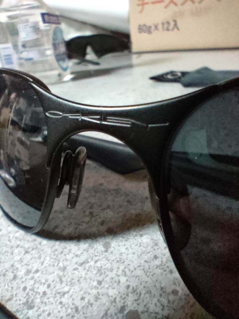 Oakley e-wire vintage sunglasses black 90s goggles Fashion 