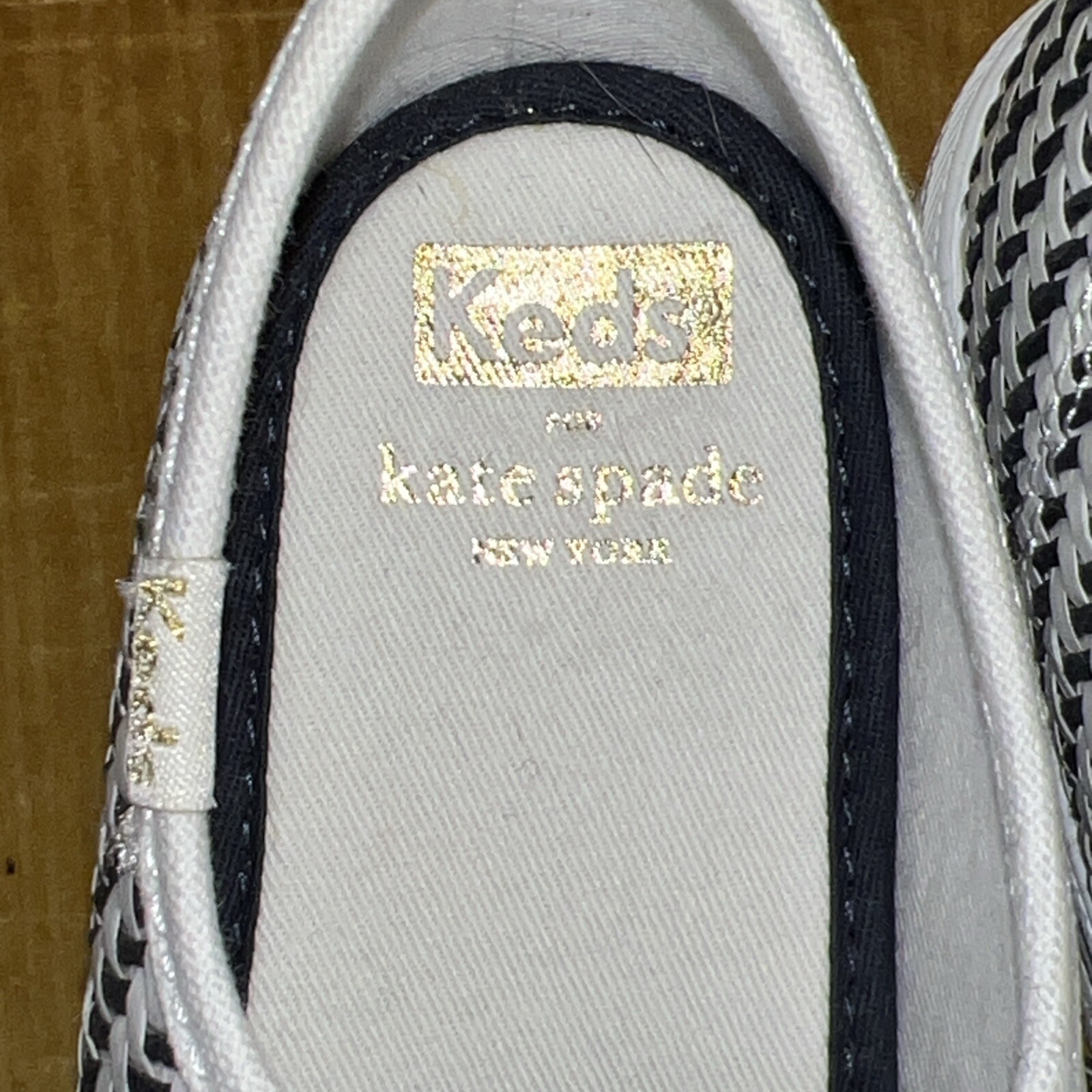 Keds X Kate Spade New York Triple Up Woven Sneakers Women's 8 NEW SOLD OUT image 7