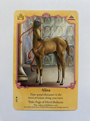 Bella Sara Royalty Card Alina 1/55