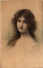 CPA AK Young Lady ARTIST SIGNED (1387141)