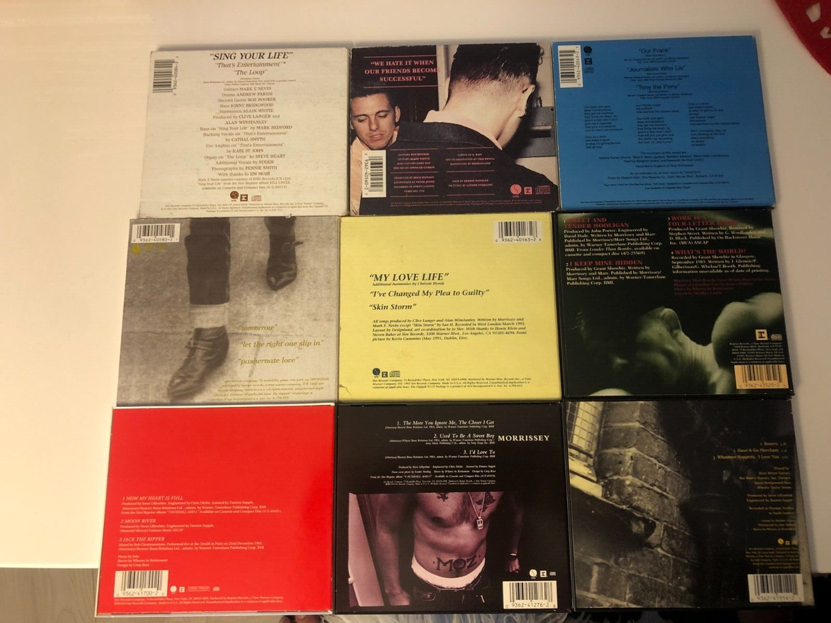 MORRISSEY CD SINGLES LOT USA VERSION THE SMITHS BOXERS NOW MY