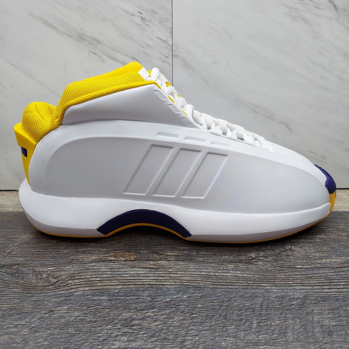 Adidas Crazy 1 Lakers White Purple Yellow Basketball Kobe