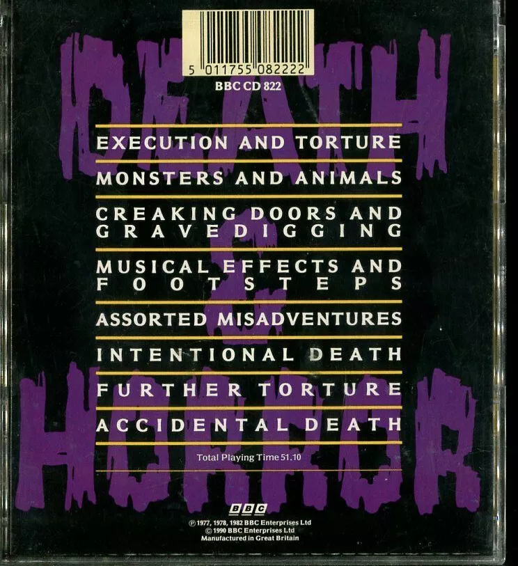 Horror Sound Effects Volume 1