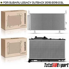 Radiator & AC Condenser Cooling Kit for Subaru Outback Legacy 2015-2019 H4 2.5L