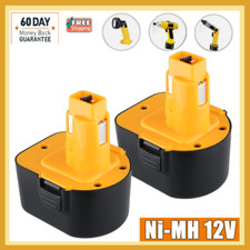 2X 12V 12Volt Drill Battery For DEWALT DC9071 DW9071 DW9072 DE9071 DE9072 4.8Ah