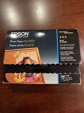 Epson Photo Paper Glossy Borderless 4" x 6" 100 sheets Open Box About 90% Full