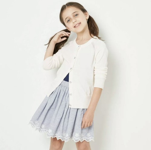 Cat \u0026 Jack Girls Cream Ivory Cardigan 