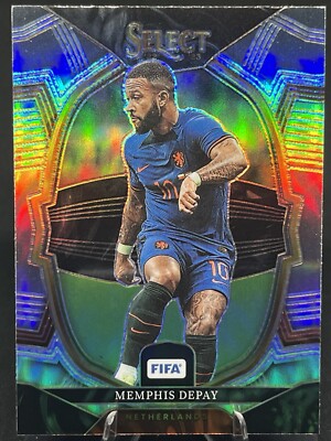 MEMPHIS DEPAY 2022-23 Panini Select FIFA Soccer SILVER PRIZM #93 Netherlands