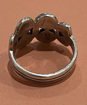 James Avery RARE Retired Silver Mycenaean Butterfly Ring  display picture 2