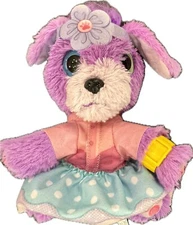 Scruff a Luvs Purple Dog Puppy Surprise Fashion Plush 8” Stuffed animal toy