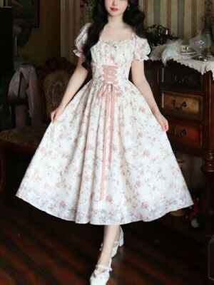 ワンピース Lumignon Bijou collar lace tiered dress Elegant Peter Pan Collar Dress Women, Tea Length Lace Dress