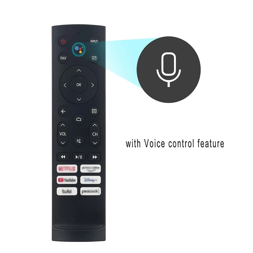 ERF3A90 Vocale Bluetooth à Distance pour Hisense Android Smart TV 85U7H 55U7G 65 - Photo 4/4