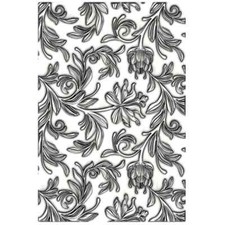 NEW Sizzix Tim Holtz MINI BOTANICAL Texture Fades 665631 Mini Embossing Folder