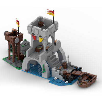 YOUFOY Medieval Bridge Expansion for Castle (10305) Building Set 604 Pieces