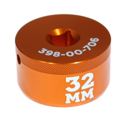 Fork Topcap Socket Orange 32mm 3/8 Drive