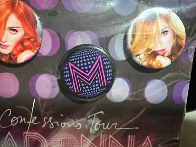 Madonna 2006 Confessions Tour ペンダント MADONNA SEALED CONFESSIONS TOUR PIN SET BOY TOY 2006 BADGES | eBay