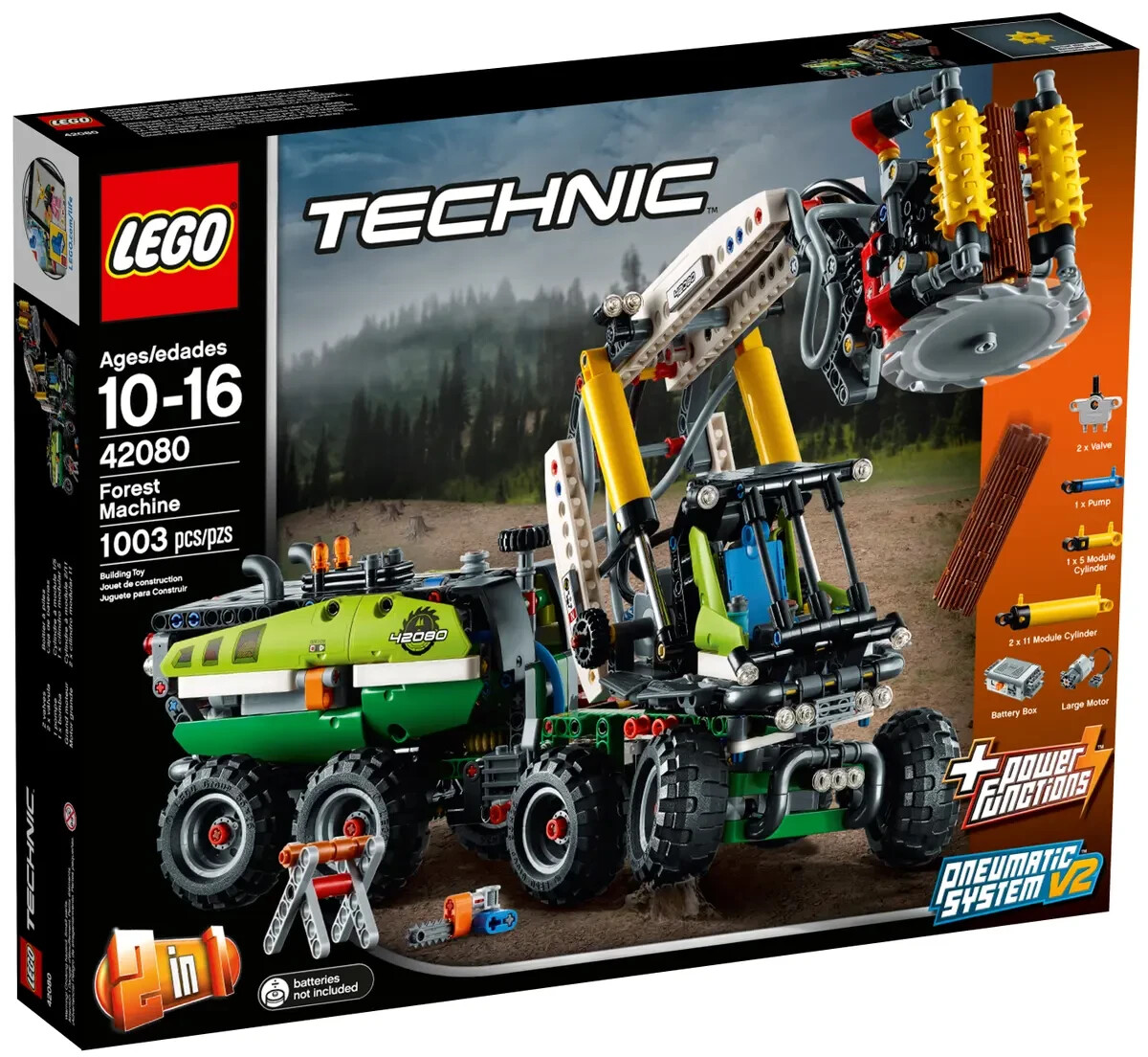 TCF9563R型 セット Lego Forest Machine 42080 Technic Minifigure Building Set
