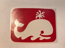 Whale Glitter Tattoo Stencil Pack