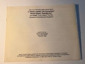 Aros NES Original Nintendo SOLO MANUAL