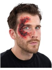 Burn Face Special FX Make Up Horror Zombie Halloween Fancy Dress