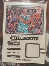 2022-23 Panini Contenders - Rookie Ticket Swatches Mark Williams