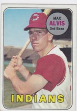 1969 Topps #145 Max Alvis Indians Free Shipping!