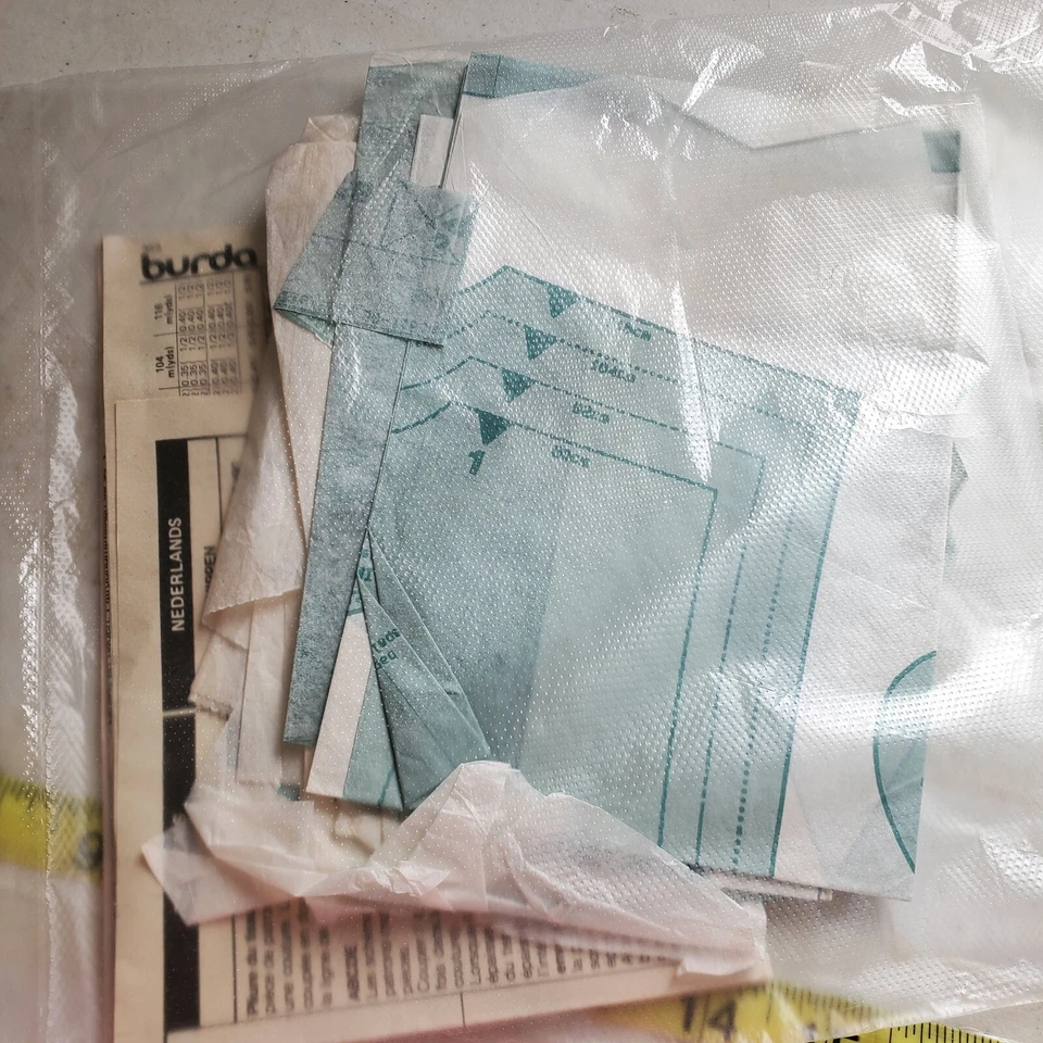 Burda Pattern 5288 Kids Unisex Vest Bowtie Cummerbund Childs 12M 2 4 6 CUT 1980s - Image 3 of 3