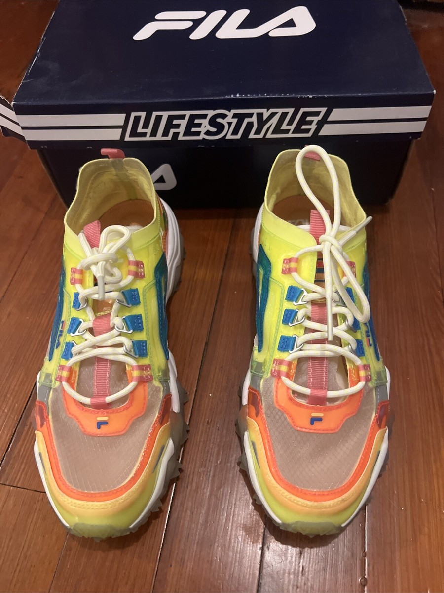 Fila Oakmont TL Neon Sneakers Size 10