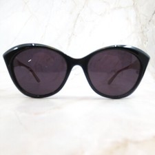 Lulu Guinness Sunglasses Frame L121 Women's Black Full Rim Cat Eye 52-17-135