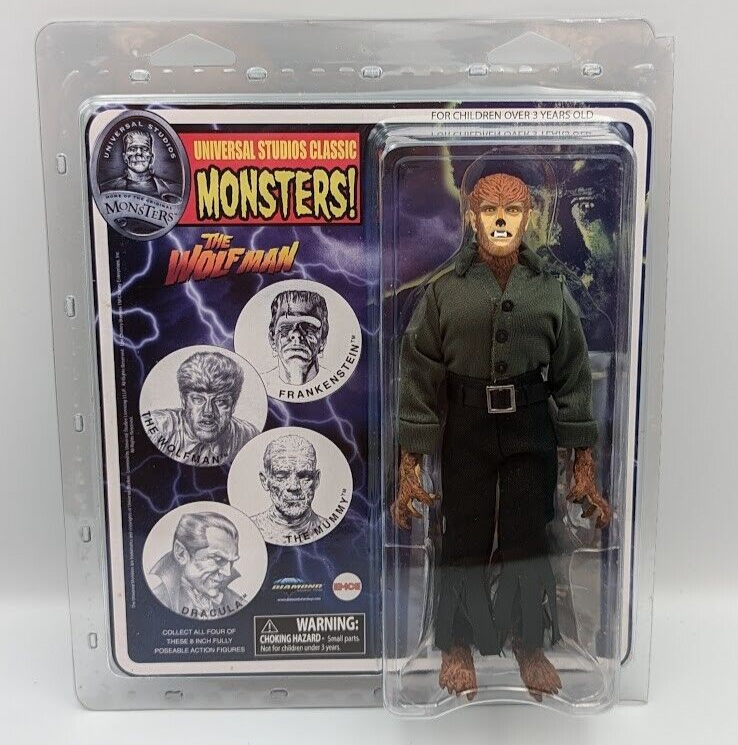 デッドストック品　The Wolfman 可動式フィギュア The Wolfman 2010 Diamond Select Toys Universal Studios Classic