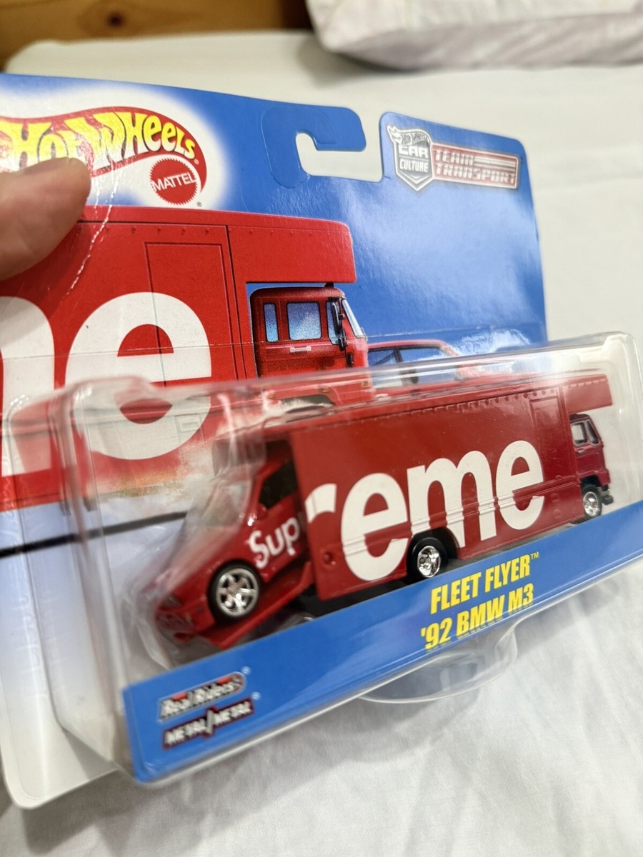 Supreme Hot Wheels Fleet Flyer +1992 BMW M3 Red Brand New | eBay