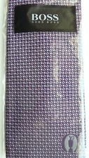 HUGO BOSS - THE OPEN - Golf - 100% Pure Silk Purple Tie - NEW - Rare!