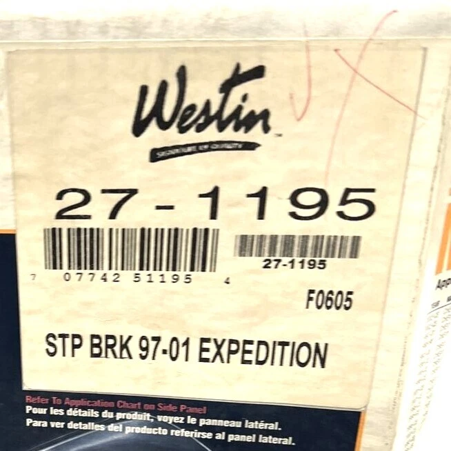 Westin Sep Board Mount Kit 27-1195 For 97-01 Expedition (Hardware Only) - Image 3 of 4