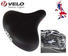 Big Bum Velo Gel Tech Deluxe Spring Bicycle Saddle Seat Comfort Large