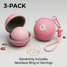 3 Pack Surprise Jewelry Bath Bomb Reusable Case Random Ring Gift