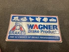 Vintage Wagner Brake Products Embossed Tin Sign  22x12, Excellent Condition