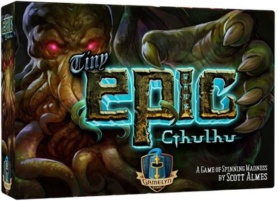 Gamelyn Games   Tiny Epic Cthulhu   Cooperative Board Game   Ages 14+   1-4 Play