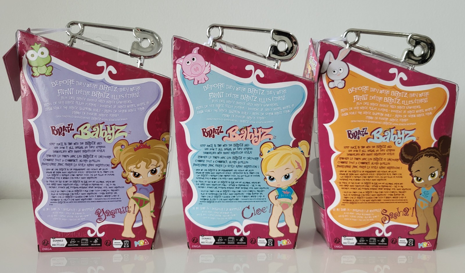 💖✨ Bratz Babyz Yasmin Cloe Sasha 2023 Dolls Set MGA NEW
