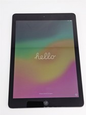 Apple iPad 6th Generation 32GB Wi-Fi Only Space Gray 9.7" iOS 17.7.11