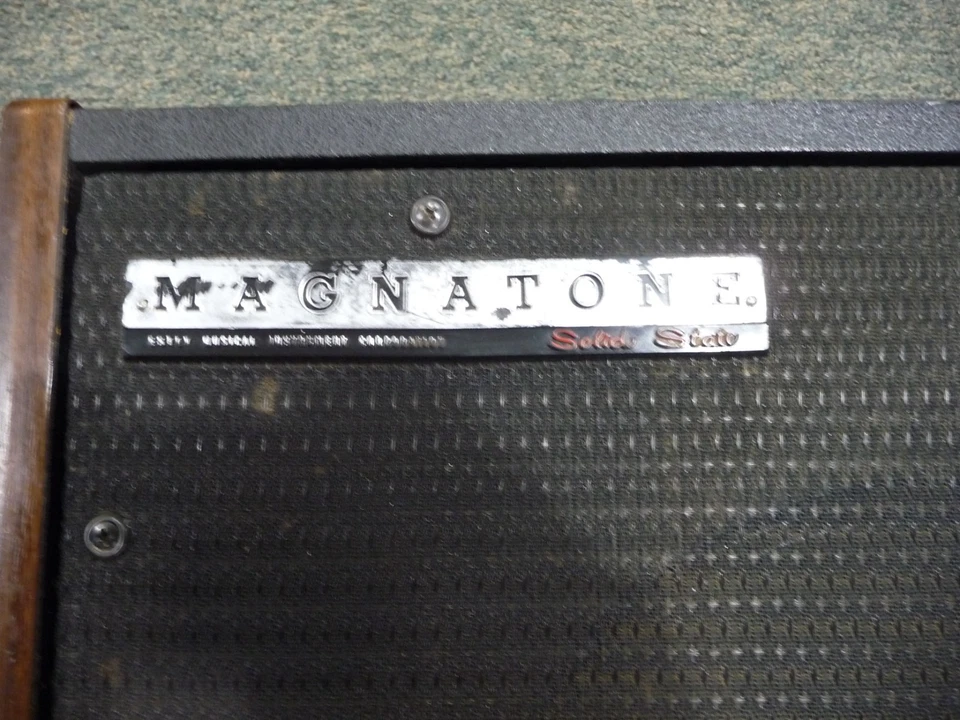Magnatone 定制 130V 放大器 罕见 固态放大器 Estey 出品 — 第 2/4 张图片