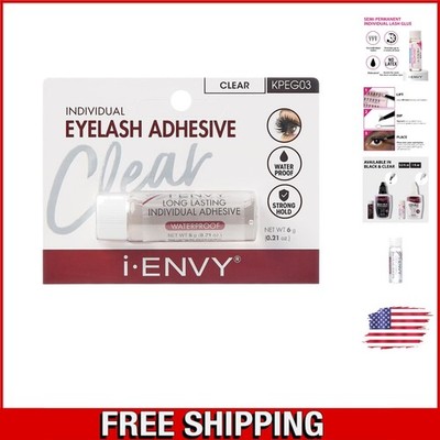 i-Envy Semi-Permanent Lash Glue - Waterproof, Strong Hold for 2 Weeks, 1 Pack