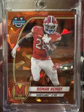 2024 Bowman University Chrome Sapphire Edition - Roman Hemby #65 Orange /25 (RC)