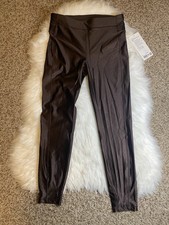 Lululemon Satin Shine High Rise Tight 25  Size 8 Espresso ESPR New