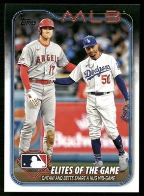 2024 Topps Series 1 #138 Shohei Ohtani Mookie Betts Elites of the Game NM